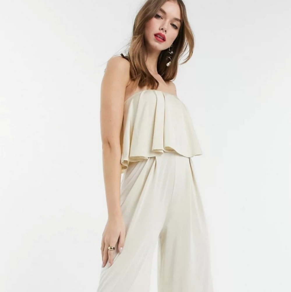 ASOS DESIGN bandaeu jumpsuit